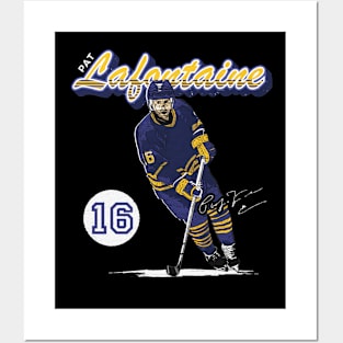 Pat Lafontaine Buffalo Retro Script Posters and Art